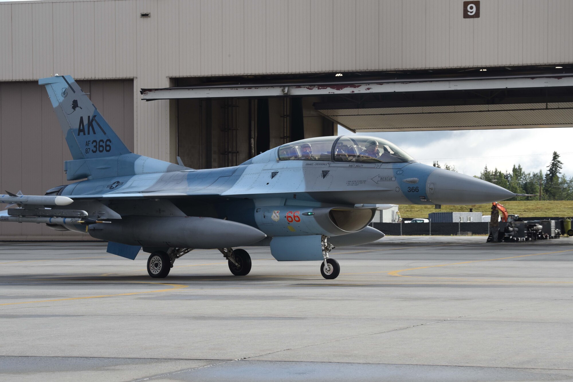 The flight provided an opportunity to showcase the 354th Fighter Wing’s mission and the value of the Joint Pacific Alaska Range Complex.