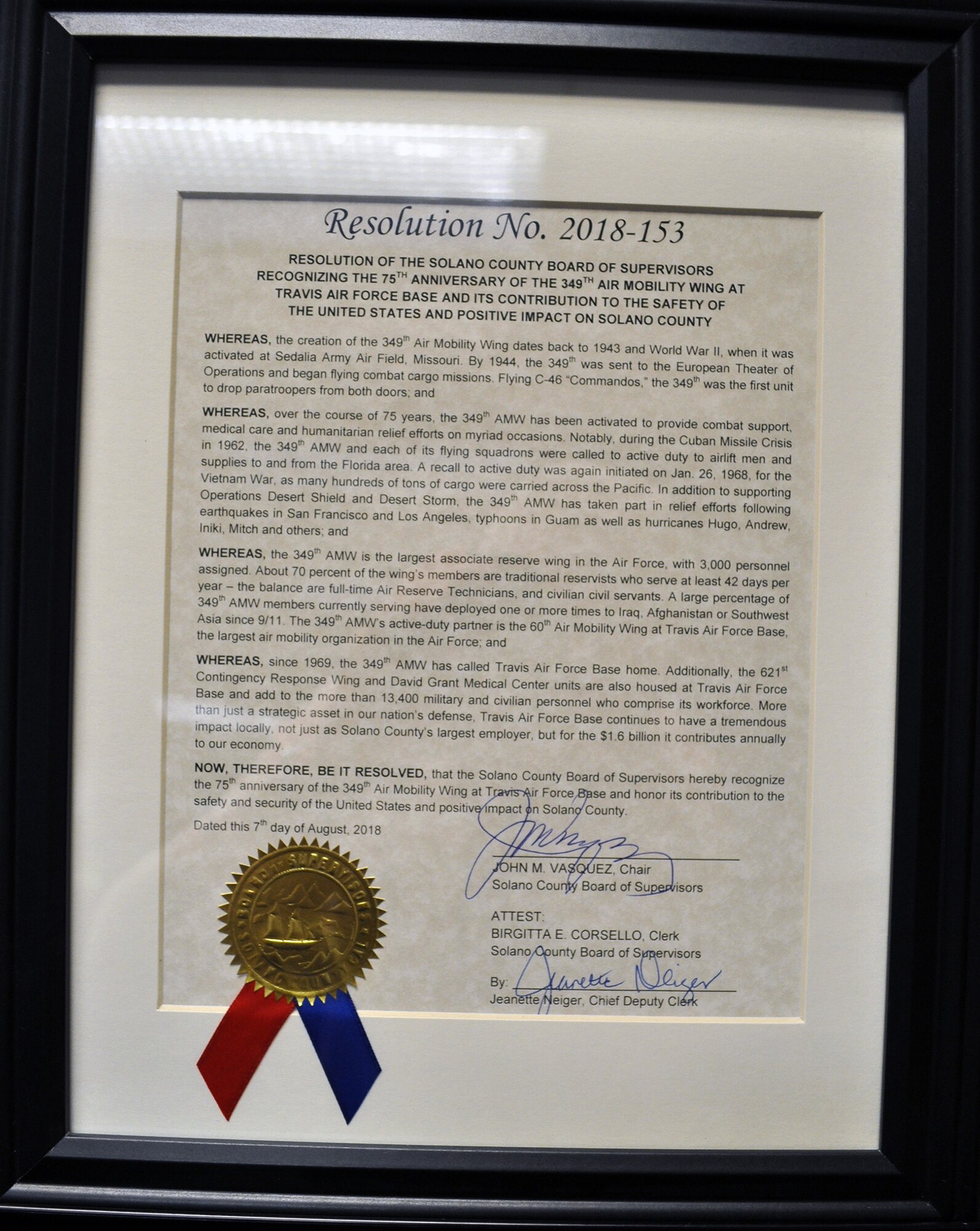 Solano County honors 349th Air Mobility Wing > 349th Air Mobility Wing ...