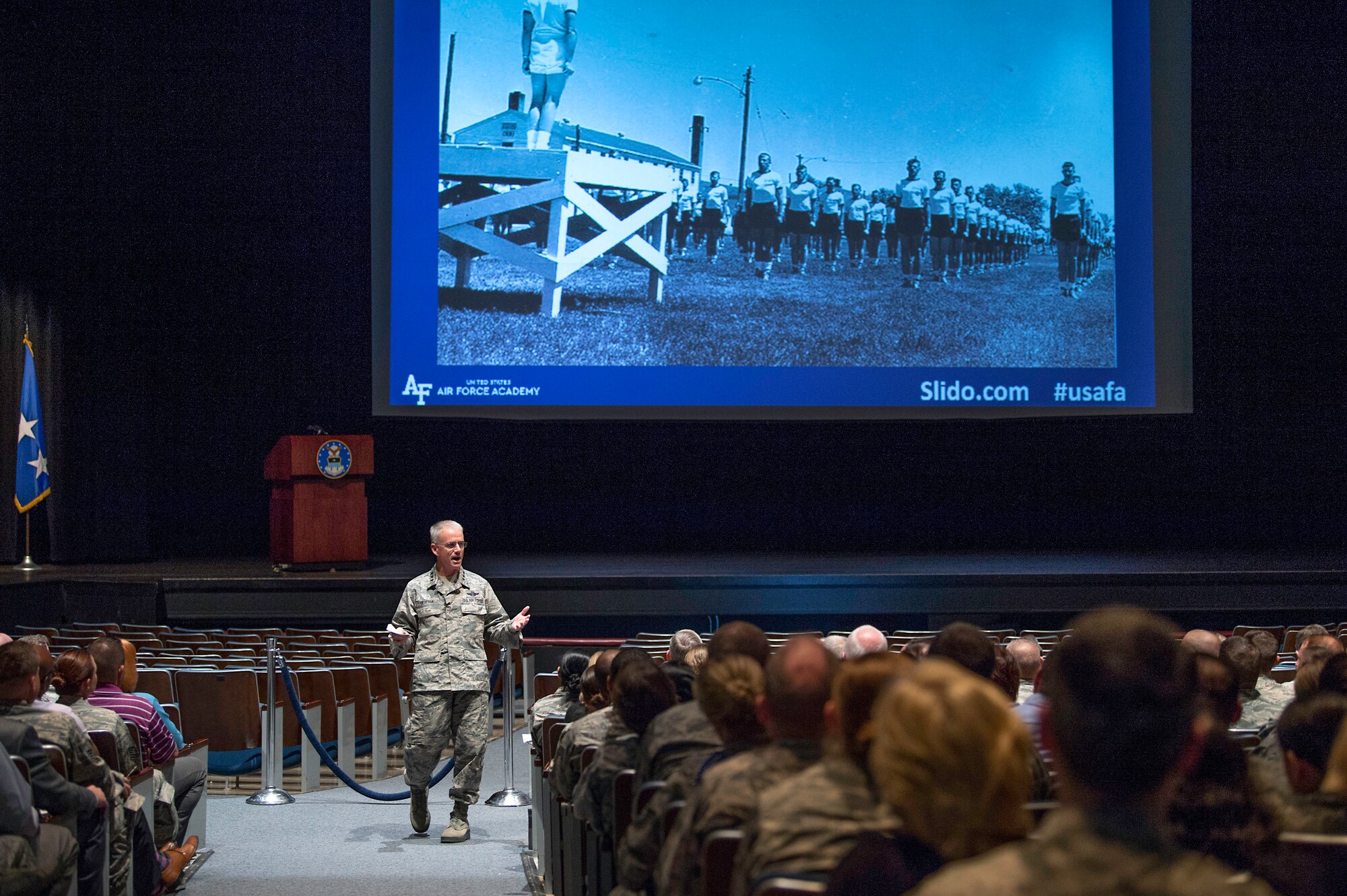 The Air Force Academy’s top officer said decisions made by senior Pentagon officials and increased defense spending are changing how the Academy prepares cadets to contend with modern warfare.