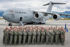 Airmen of 249th Airlift Squadron change their affiliation to the 144th Airlift Squadron.