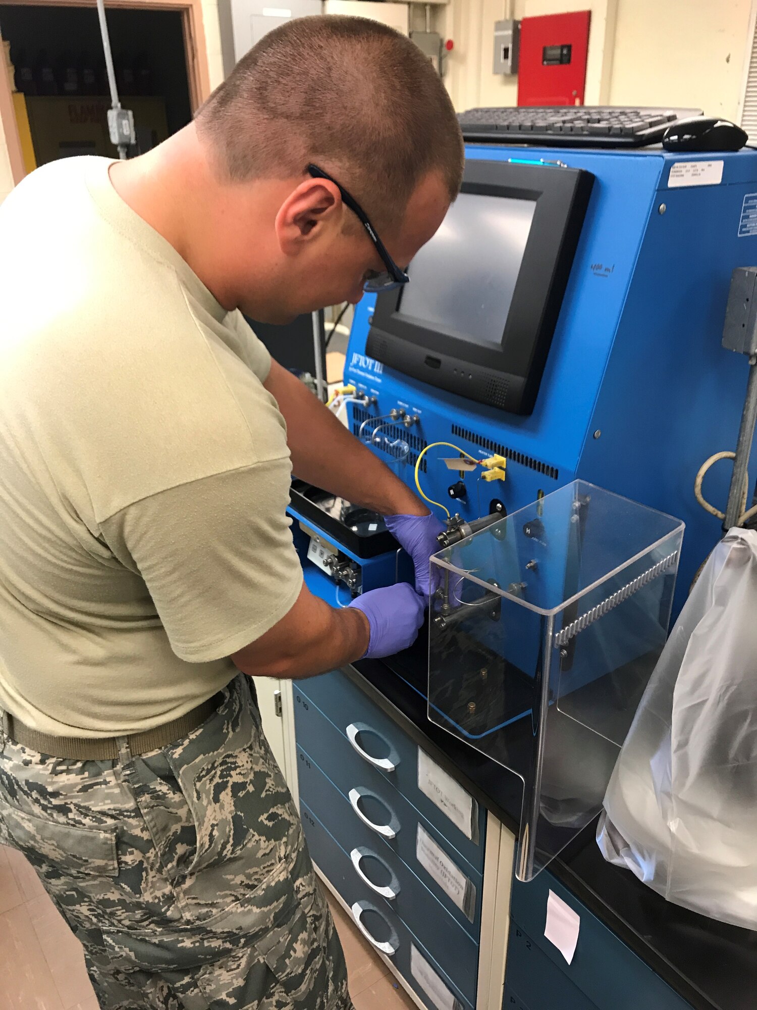 434th LRS trains in Kadena