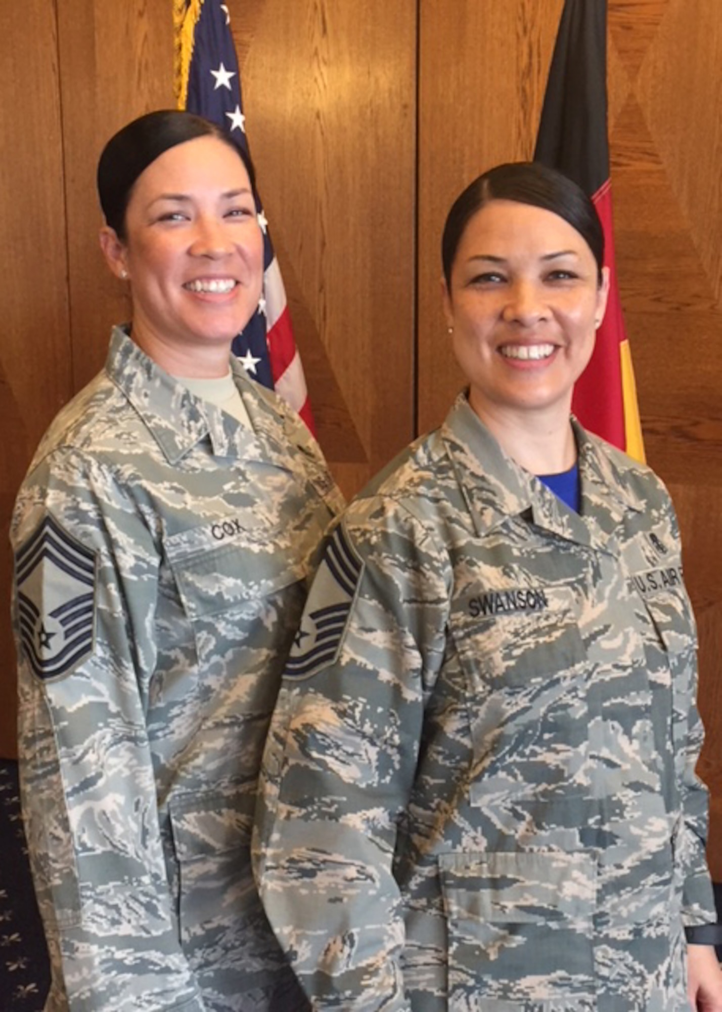 Two sisters, Chin Cox and Chi Swanson, have made military life their “family business”. The two have committed to careers in the U.S. Air Force, which has seen them rise through the ranks to both becoming chief master sergeants.