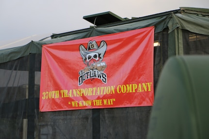 370th TC "Outlaws" take over the kitchen