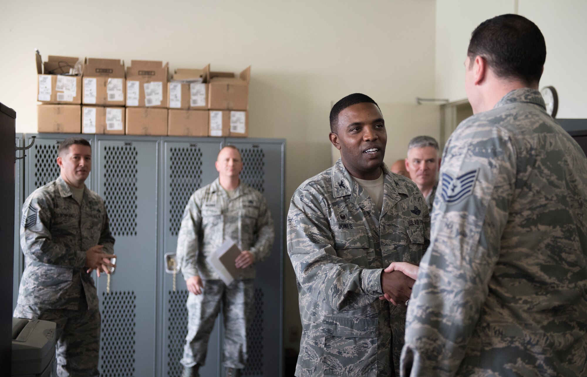 374AW commander tours Yokota Air Base