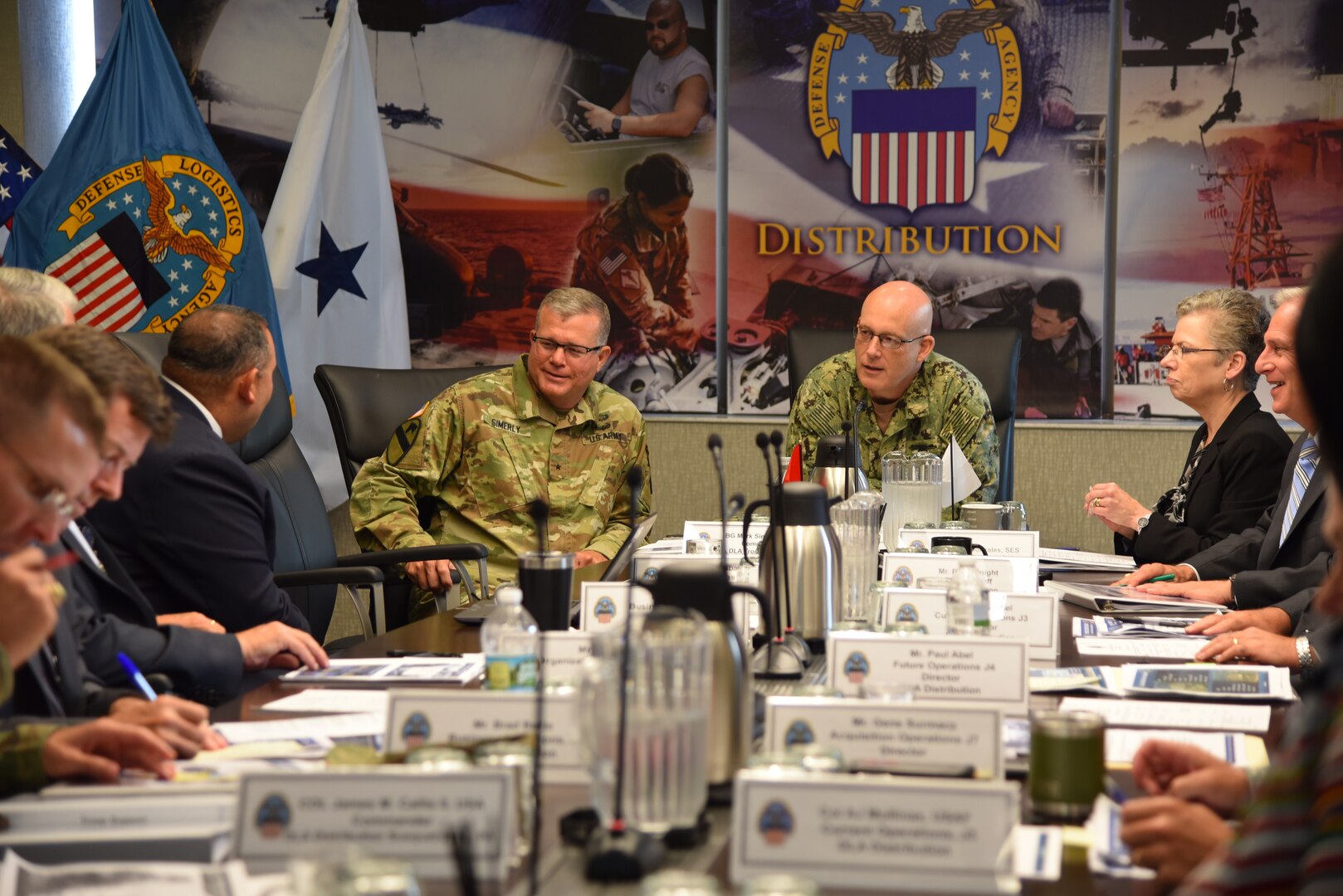 Troop Support commander meets with Distribution leadership