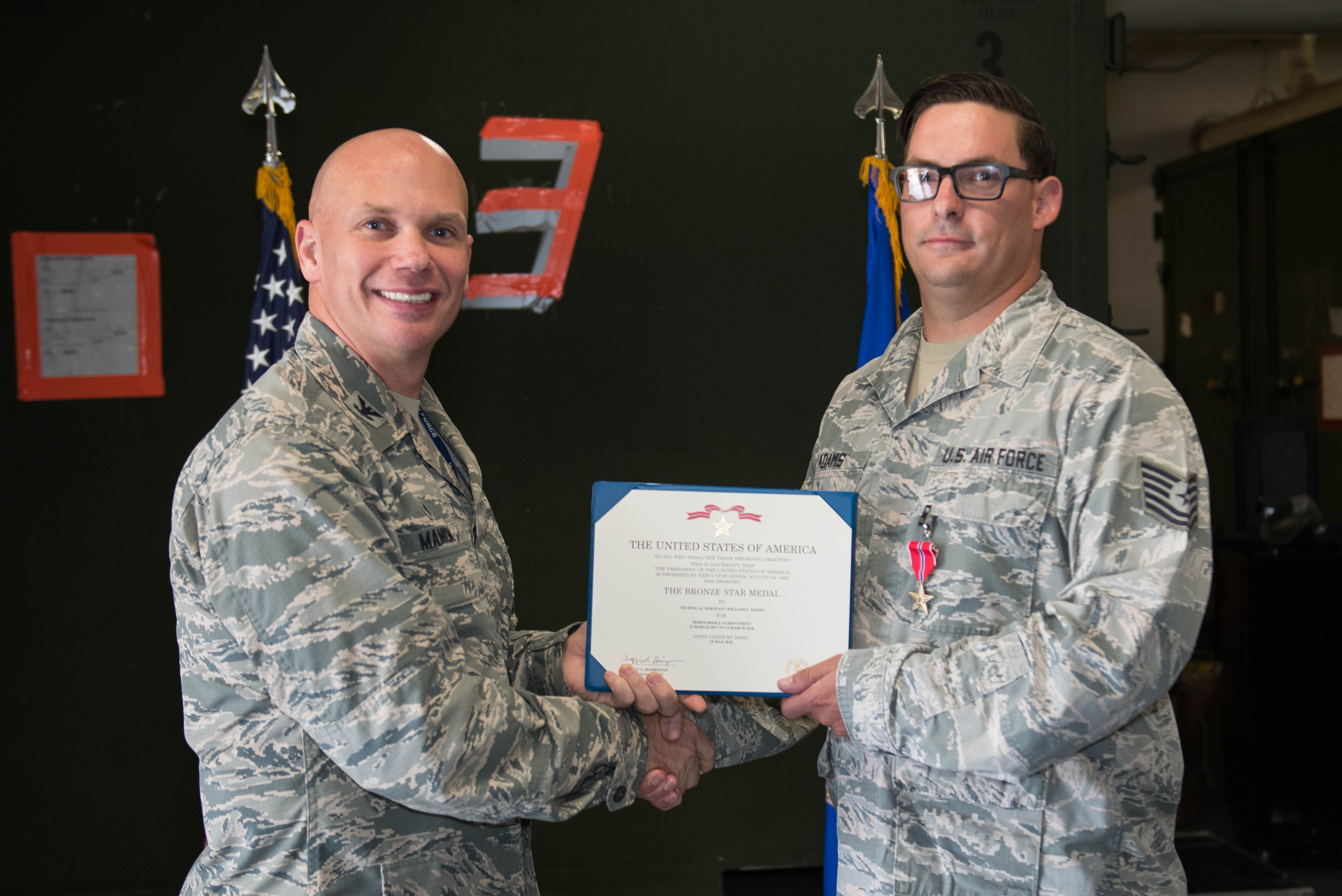Offutt Airman Recognized With Bronze Star Offutt Air Force Base News