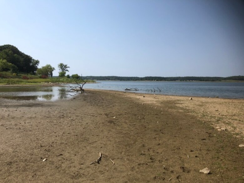 The U.S. Army Corps of Engineers at Perry Lake urge recreation visitors to be cautions of lower than usual lake levels. Shallow points and normally submerged hazards are becoming a common sight. It's important for all visitors to understand the lake and risks associated with recreating in low water.