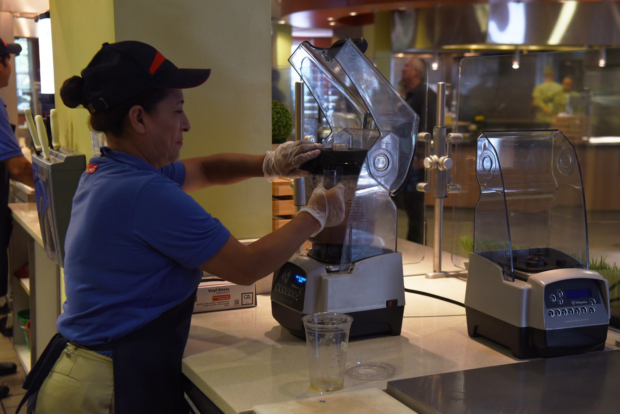 Grab a tray, pick a station, place an order, wait patiently for delicious nutrition.
