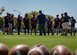 The United Services Automobile Association hosts service member’s day at the Washington Redskins training camp practice in Richmond, Virginia, August 7, 2018.