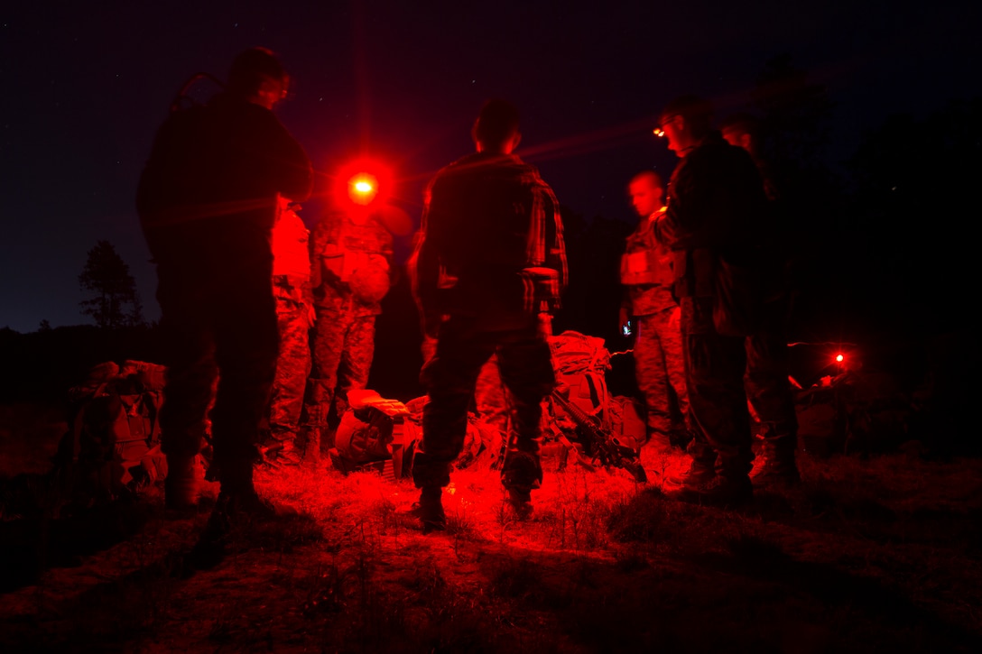 Marines with India Company, 3rd Battalion, 25th Marine Regiment, standby for transportation to another range during Exercise Northern Strike at Camp Grayling, Mich., Aug. 8, 2018. Exercise Northern Strike is a National Guard Bureau-sponsored training exercise that unites service members from multiple branches, states and coalition countries to conduct combined ground and air combat operations.