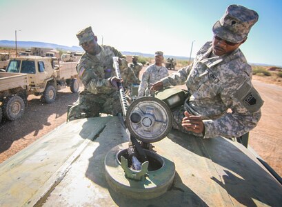 Army Reserve Soldiers conduct decontamination operations with 1st Armored Division