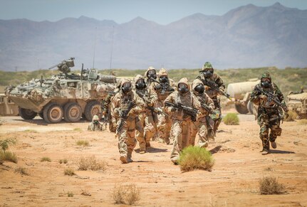 Army Reserve Soldiers conduct decontamination operations with 1st Armored Division