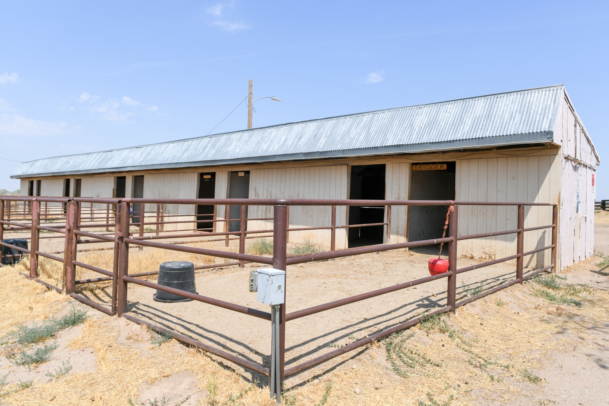 Outdoor Recreation offers horse stables for use by military members, federal civilians, retirees and their families at Hill Air Force Base, Utah. (U.S. Air Force photo by Cynthia Griggs)