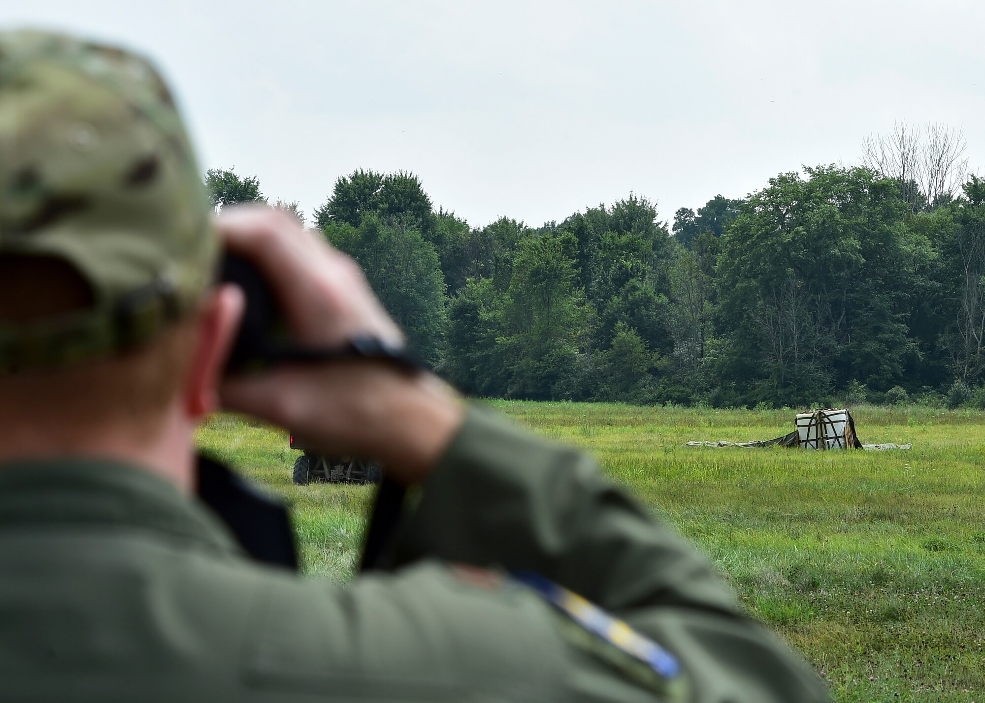 Youngstown Air Reserve Station hosted Tac Week were C-130H Hercules from YARS, Dobbins Air Reserve Base and Maxwell Air Force Base competed in a series of challenges. The last Tac Week challenge was a six ship tactical airdrop challenge to see which C-130 could get its Actual Heavy or HVCDS airdrop closest to the Point of Impact.