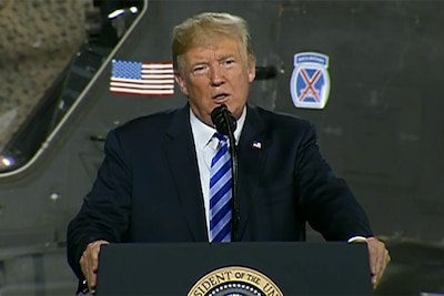 President Signs Fiscal 2019 Defense Authorization Act at Fort Drum Ceremony