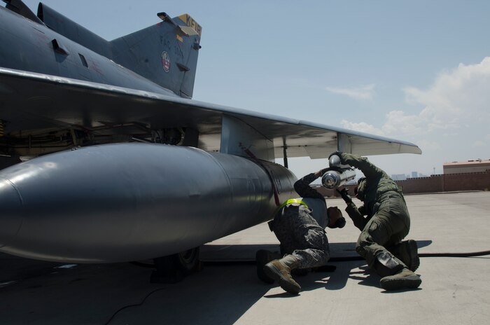 Colombian Air Force participate in Red Flag 18-3