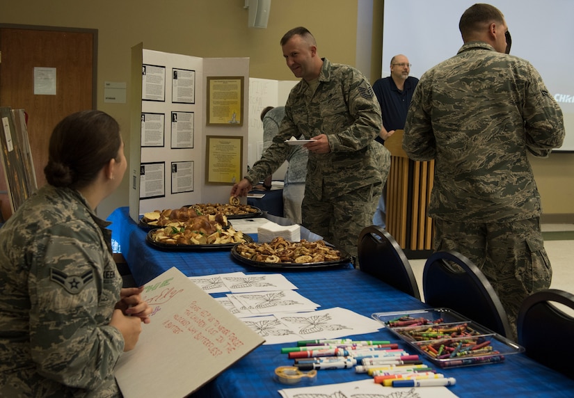 Airmen from Joint Base Charleston celebrate Diversity Day Aug. 10, 2018, at the base Chapel Annex.