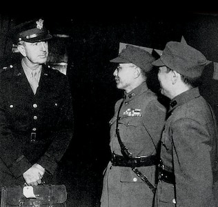 Gen. Albert C. Wedemeyer in Chungking, China, in 1944