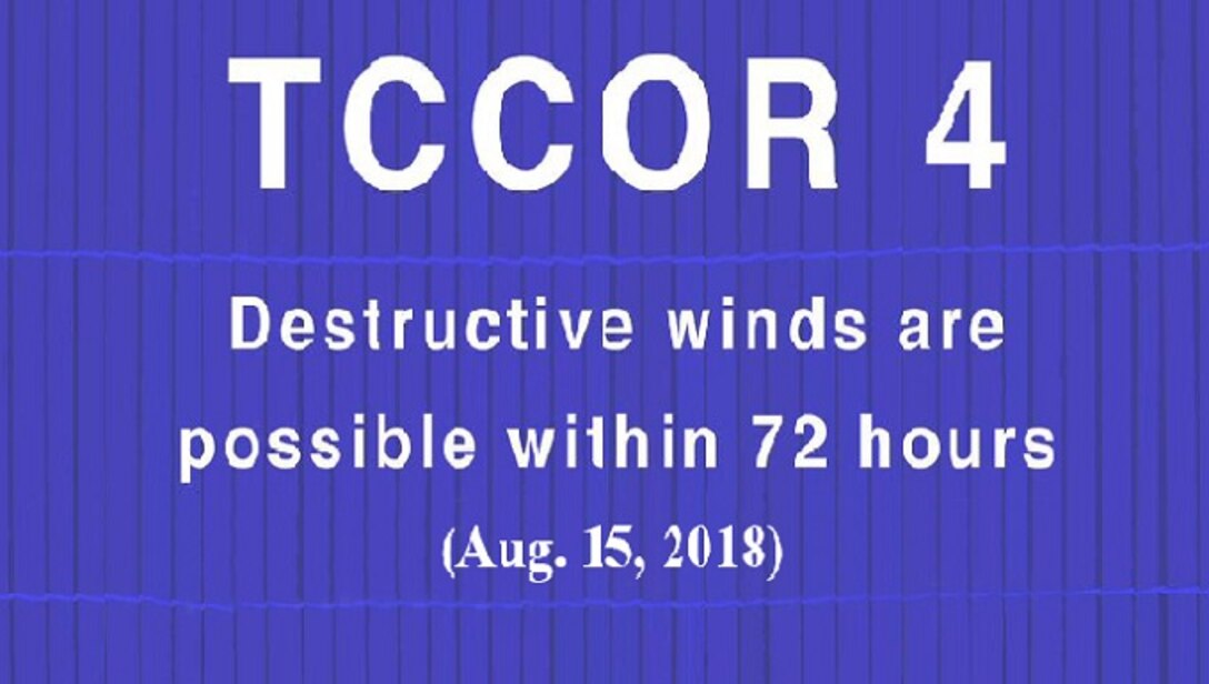 TCCOR 4 Destructive winds are possible within 72 hours