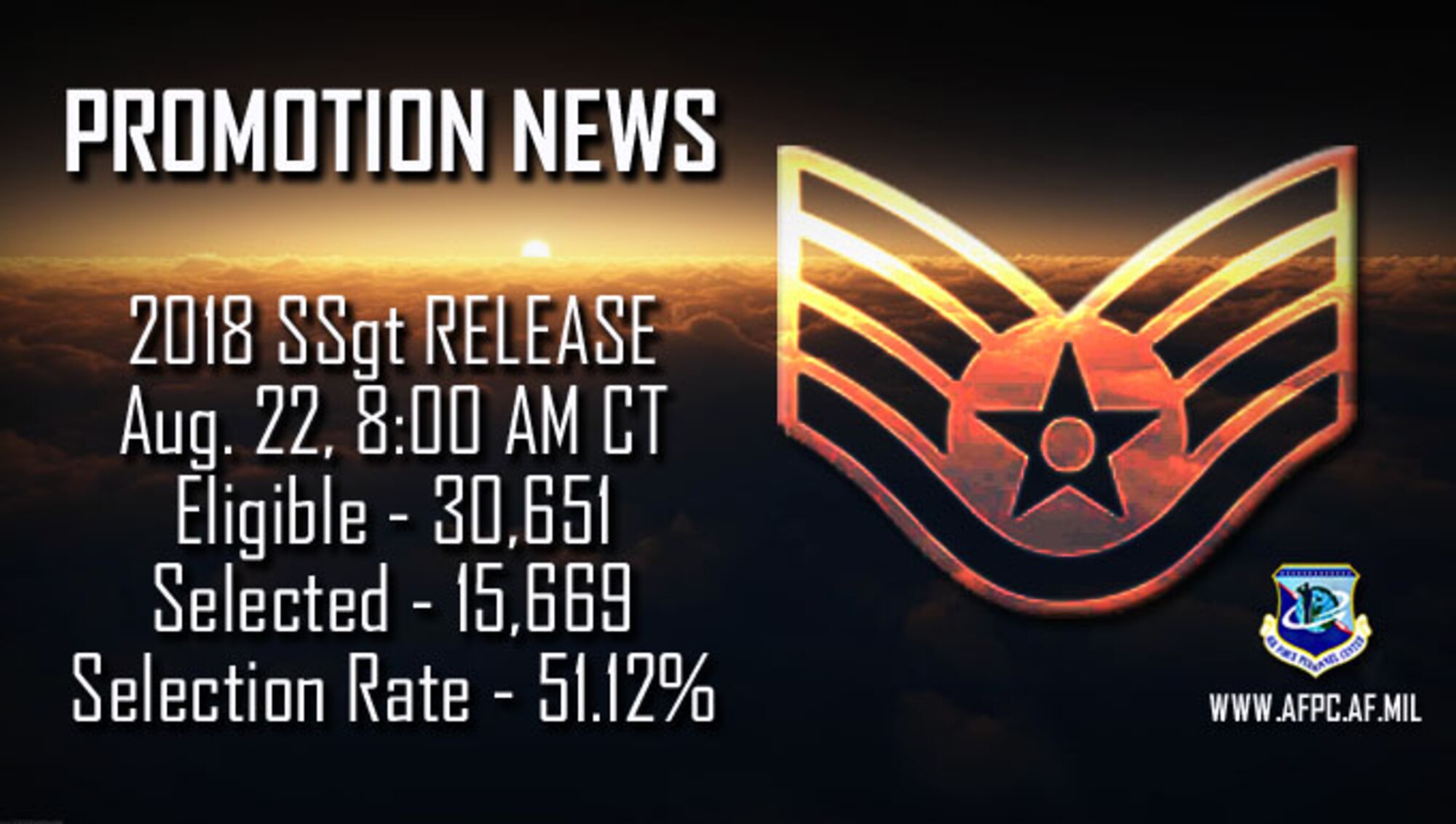 51.12 percent selection rate confirmed for 18E5 promotion cycle > Scott