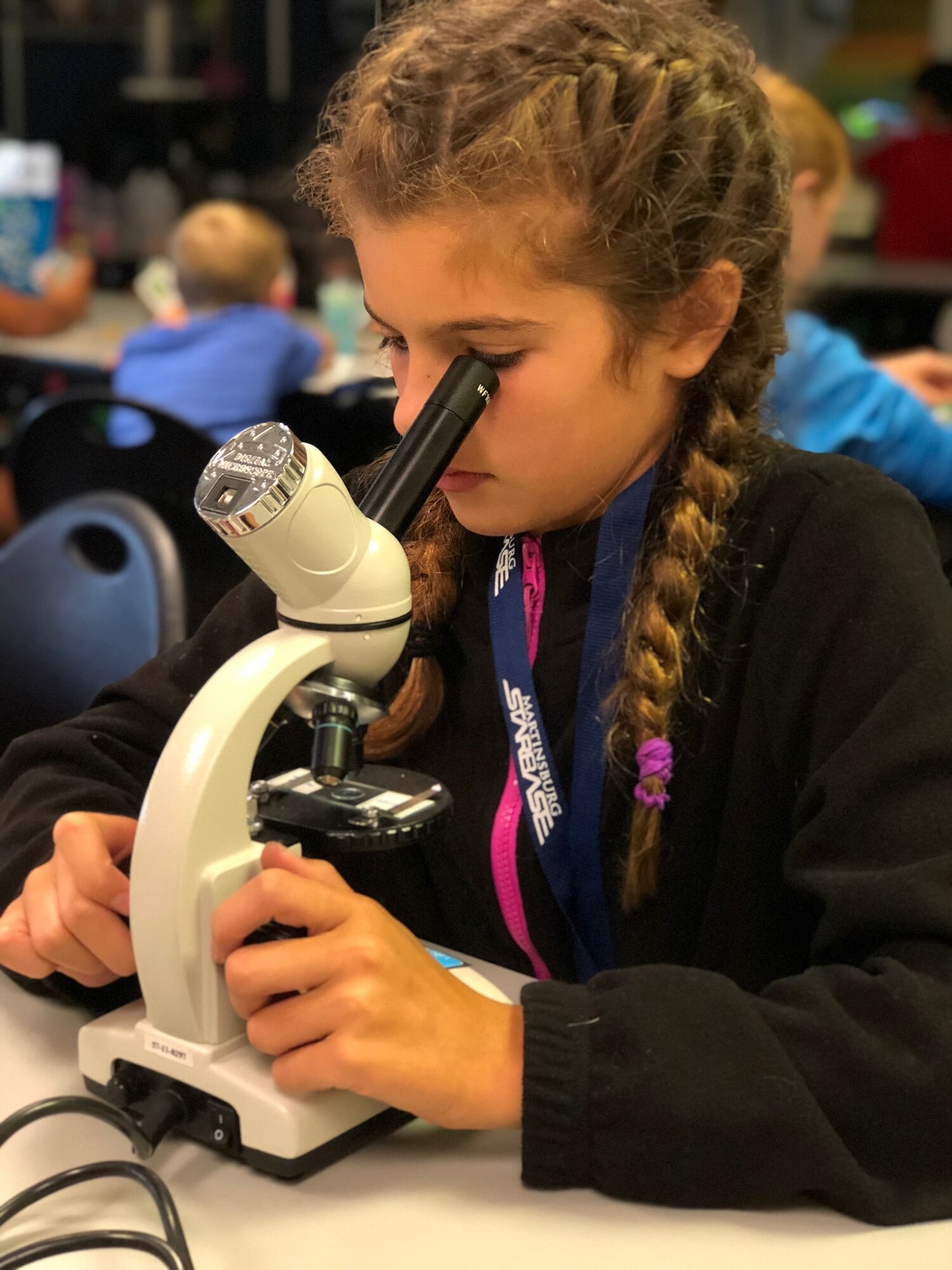 Martinsburg STARBASE, based at the 167th Airlfit Wing in Martinsburg, W.Va., held fice-day Science, Technology, Enginneering and Math, or STEM-based summer camps for children of local military families and friends. Seventy children, aged five to 14, participated in STEM activites like robotics, computer-aided design, rocketry, and DNA extraction. (photo courtesy of Martinsburg STARBASE)