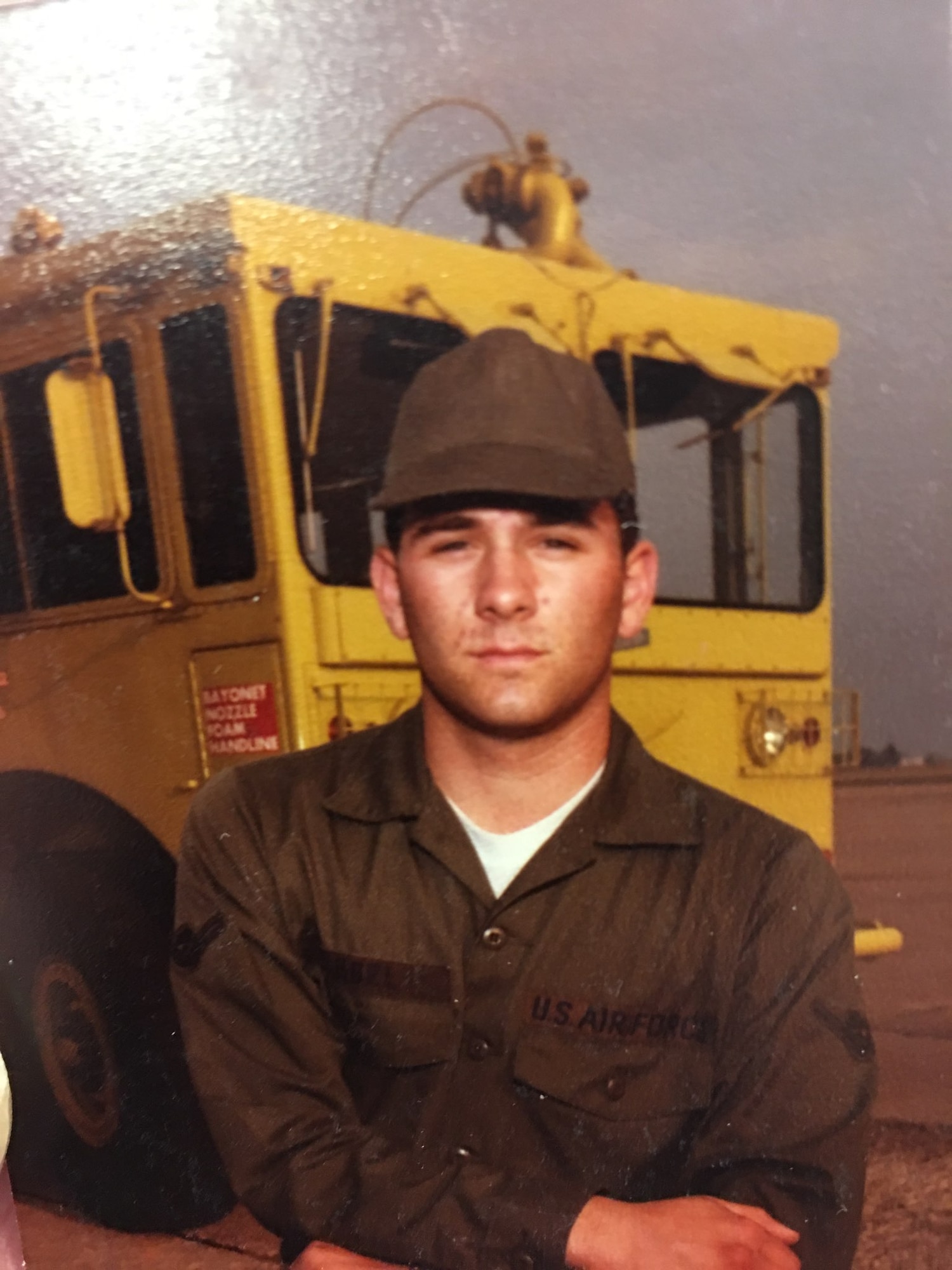 Airman Anthony M. Lebel poses for a photo during his technical training in September of 1983 at Chanute Air Force Base, Ill. Now a chief master sergeant, Lebel is scheduled to retire on August 11, 2018, after more than 35 years of service, at Pease Air National Guard Base, N.H. (Photo courtesy of Chief Master Sgt. Anthony Lebel)