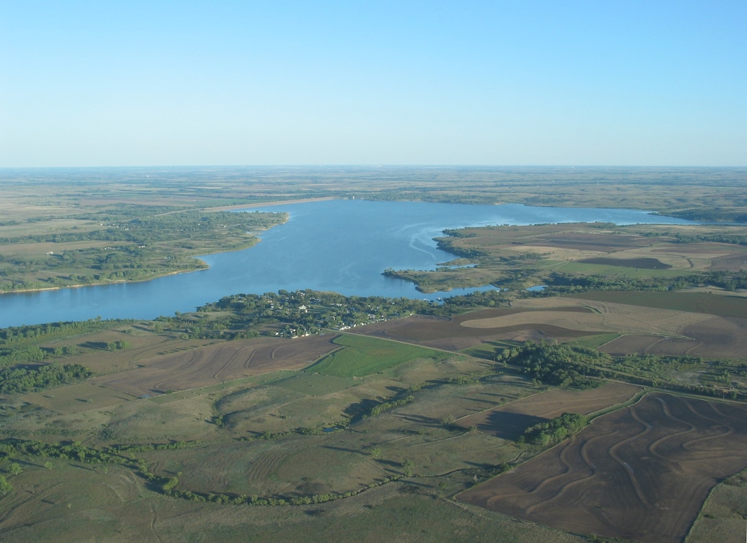 Kanopolis Lake From Above