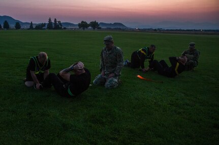 Army Reserve Best Warriors and Drill Sergeants of the Year Practice Drill and Ceremony