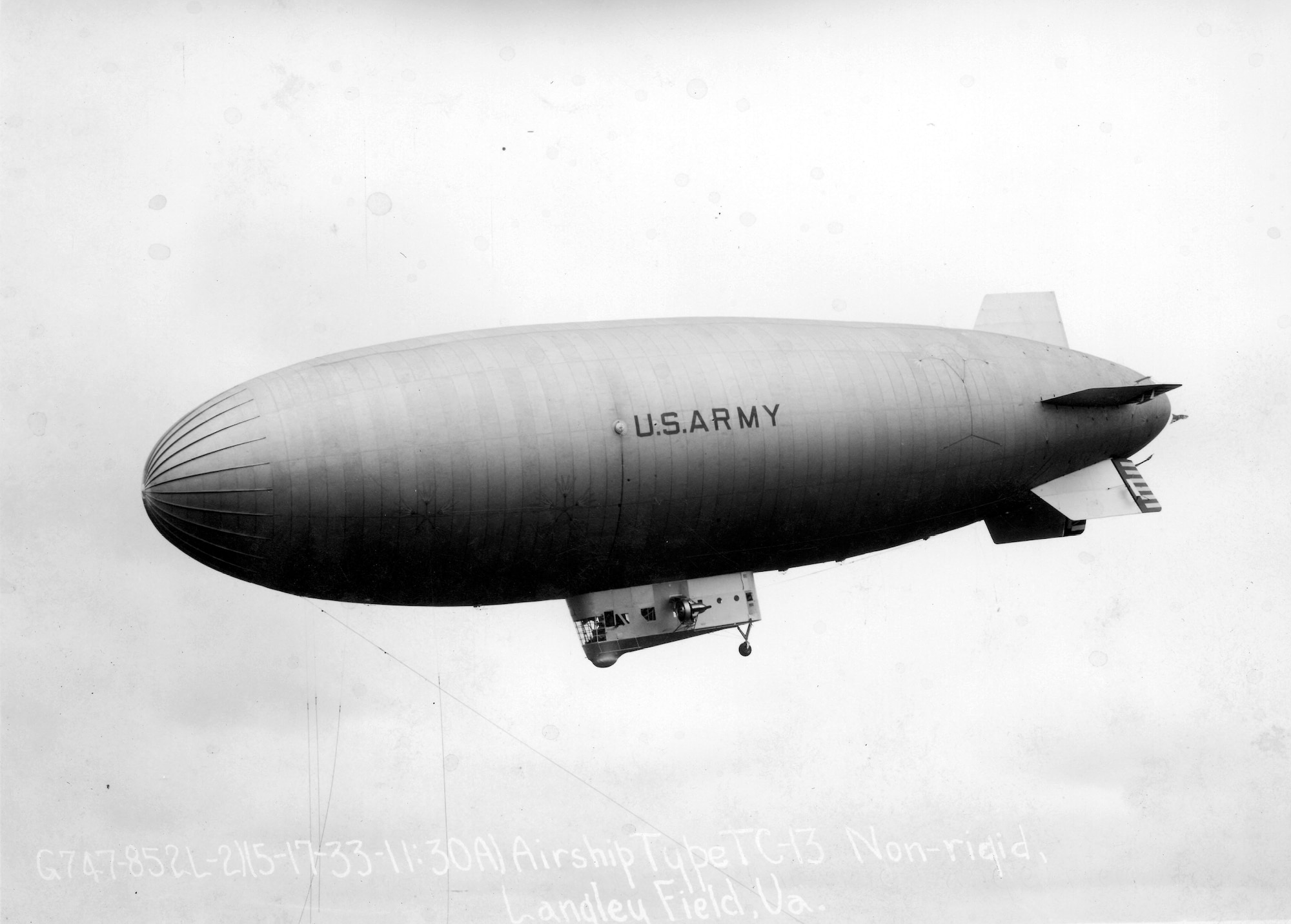 TC-14 in flight in its two-engine configuration, a common sight in the Metro-East skies  during the years 1935-37.