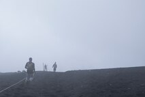 US Marines Climb Mount Fuji