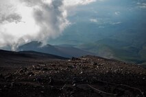 US Marines Climb Mount Fuji