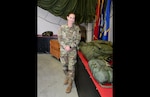 Newly promoted Army Staff Sgt. Brittany Sheehan, operations NCO, DLA Riggers.