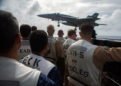 Ronald Reagan Strike Group and JMSDF Conduct Bilateral Training