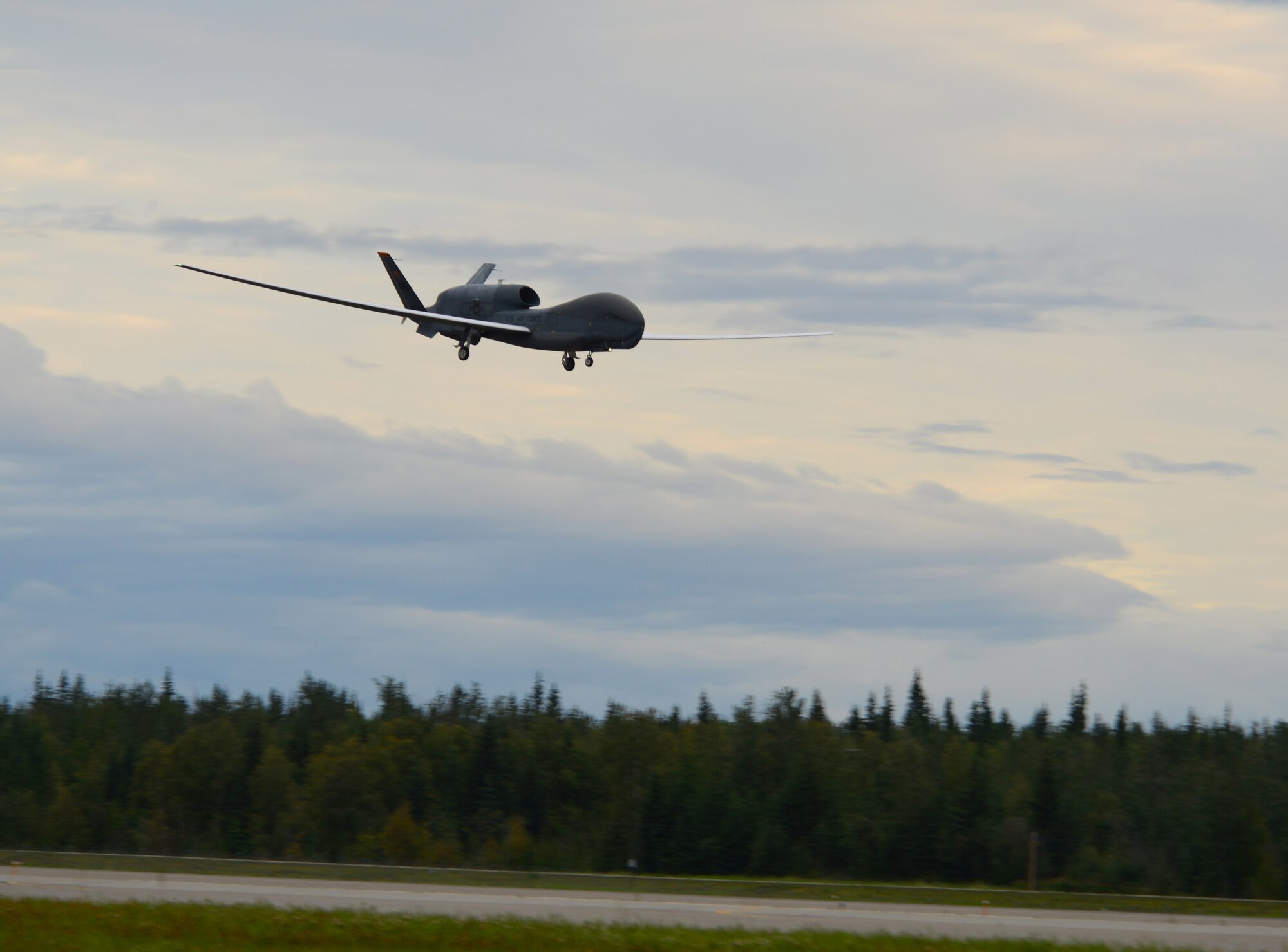 Global Hawk makes historic first landing at RED FLAG Alaska