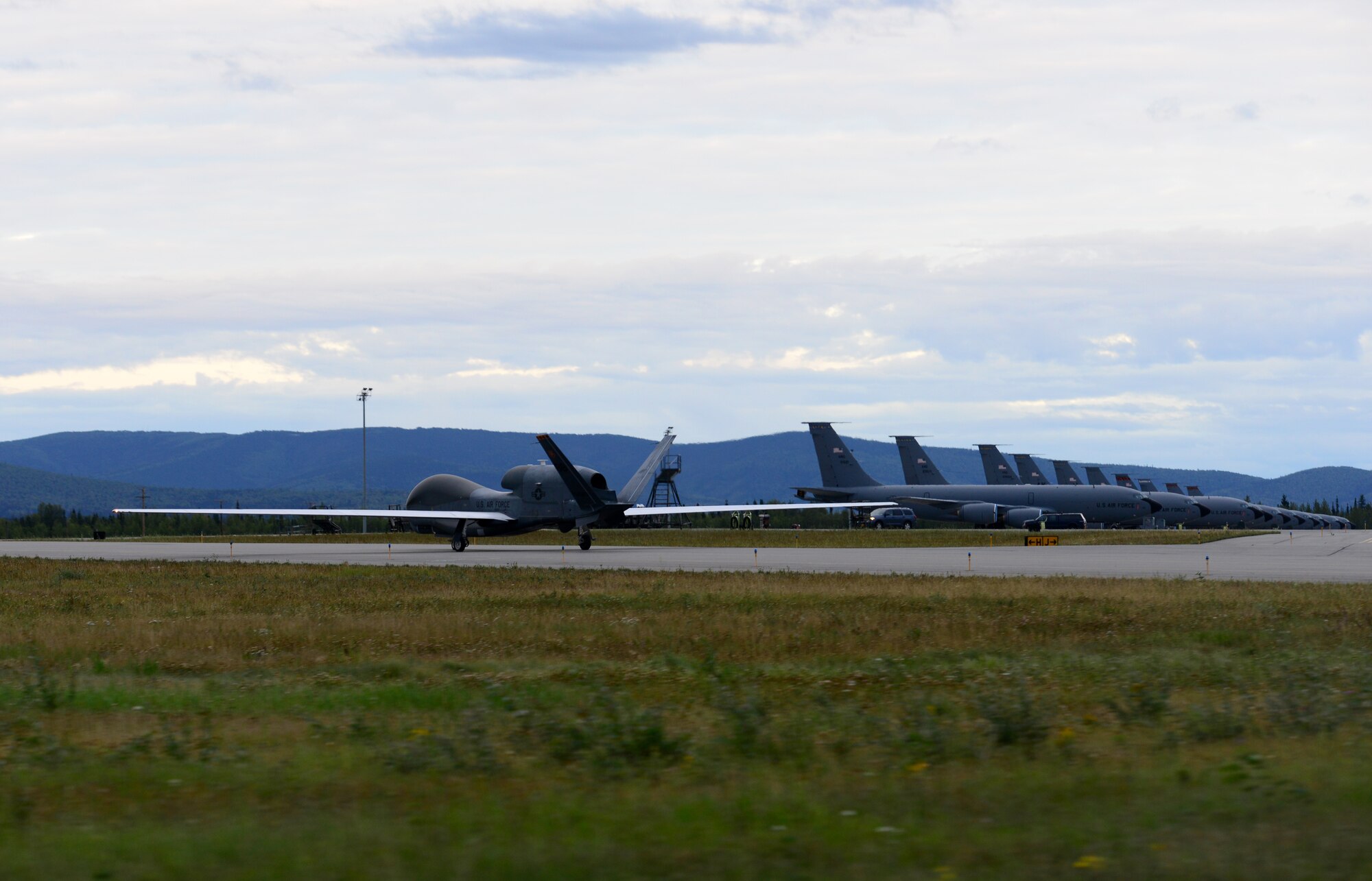 Global Hawk makes historic first landing at RED FLAG Alaska