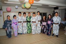 Air station residents attend Bon Odori Festival