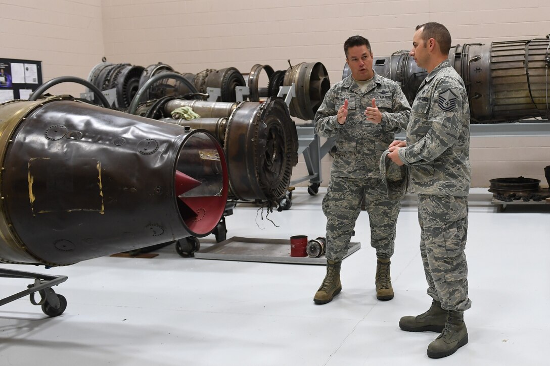 Yancy visits Sheppard AFB