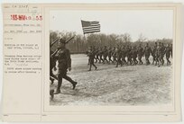 77th Div. blessing of the colors, Camp Upton, NY 1918