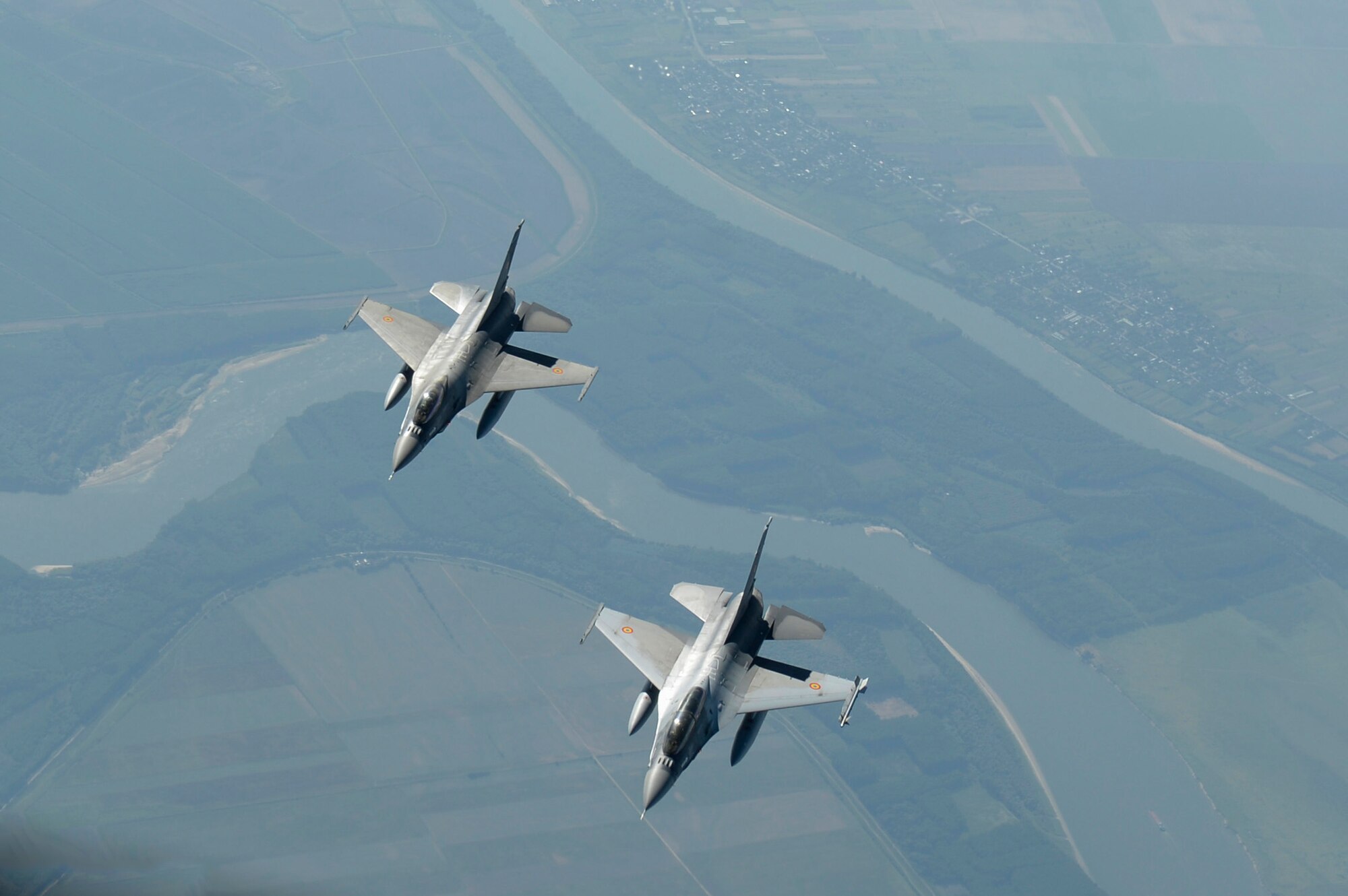 F-22s forward deployed to Camp Turzi, Romania, as part of the European Deterrence Initiative to train with the Romanian military and demonstrate U.S. commitment to regional security and stability.