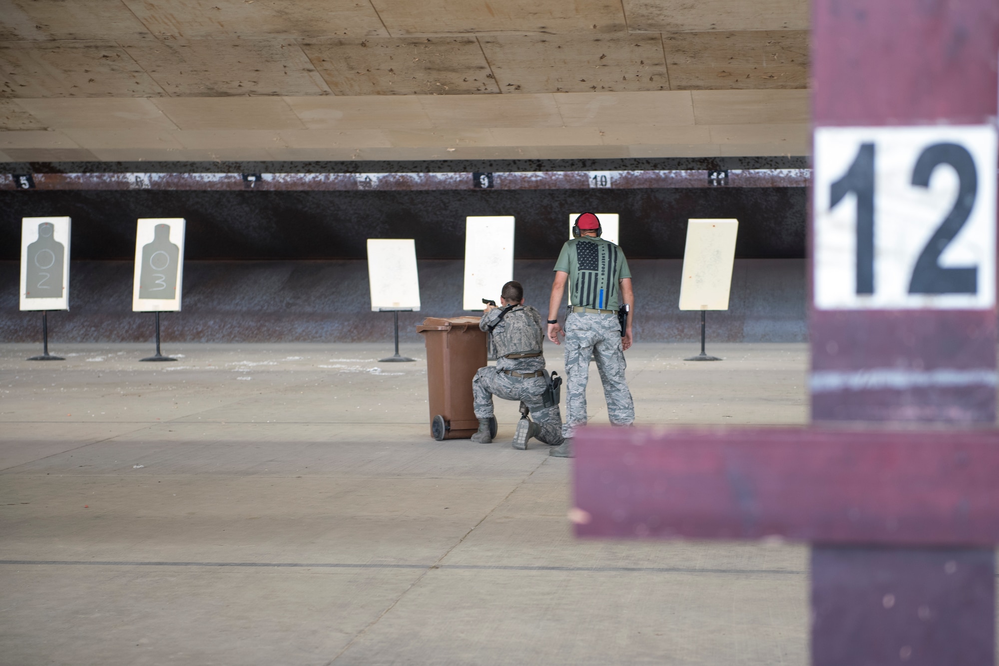 Airmen perform shooting maneuvers at CATM