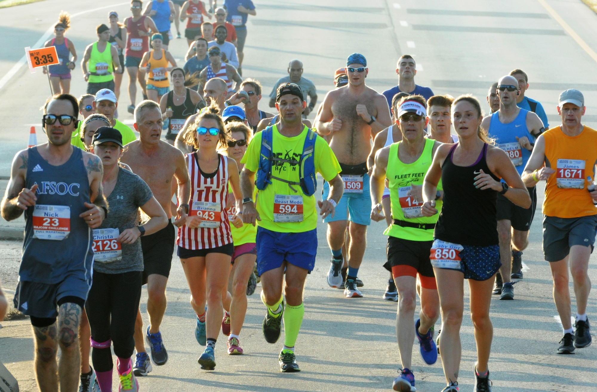 Runners registered for the 2018 Air Force Marathon who can no longer participate can transfer their registrations to others soon.