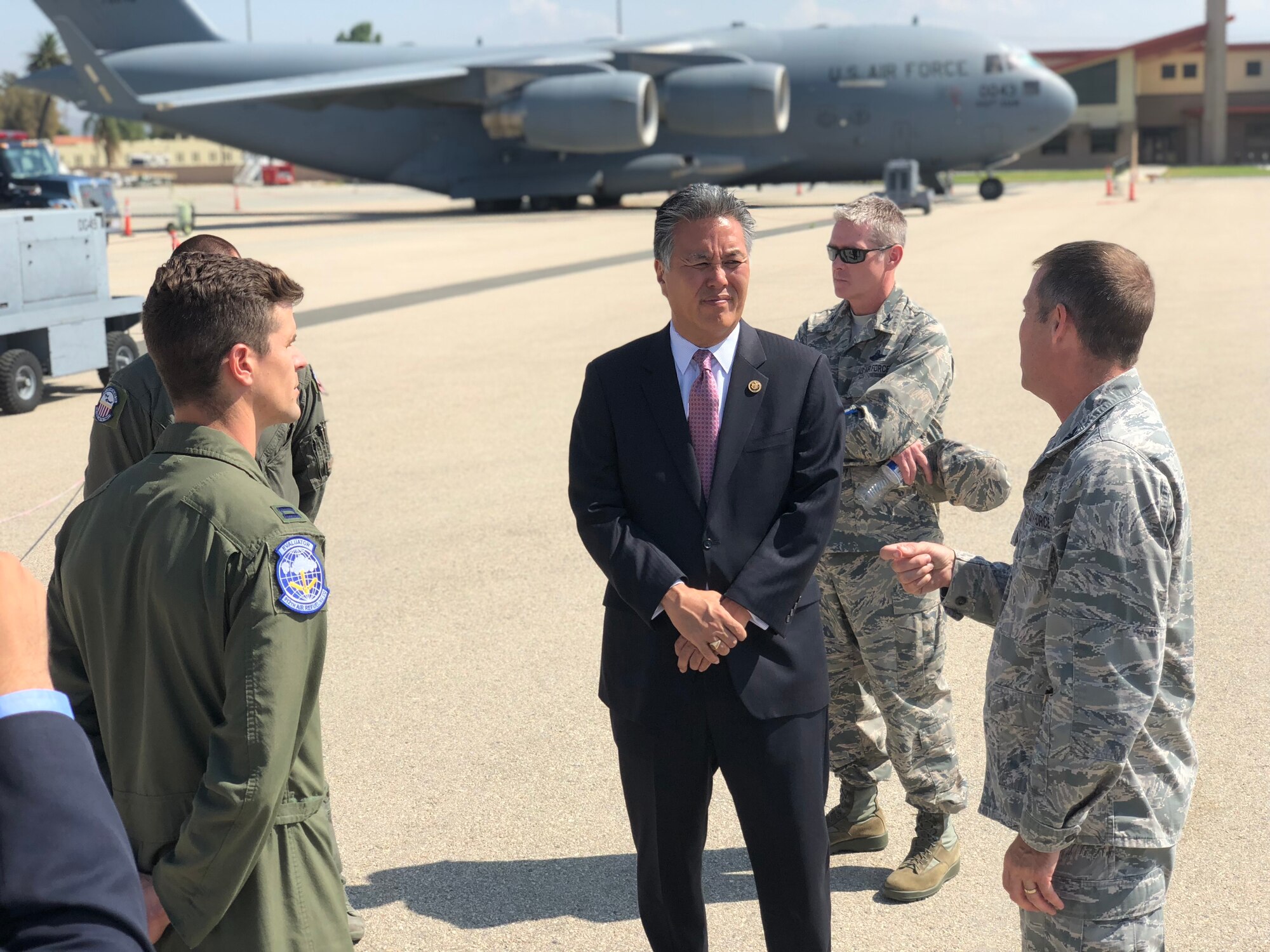 U. S. Congressman Mark Takano visits March