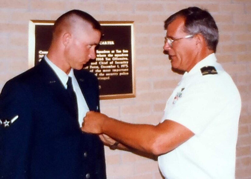Navy Chief Warrant Officer Four Anthony Kalkbrenner smiles for the camera while on duty. Kalkbrenner served in the Navy for 30 years, retiring as a chief warrant officer four, the highest warrant officer position in the Navy at the time. During his career, he was stationed around the world, including stops at Norfolk, Va.; and Spain.