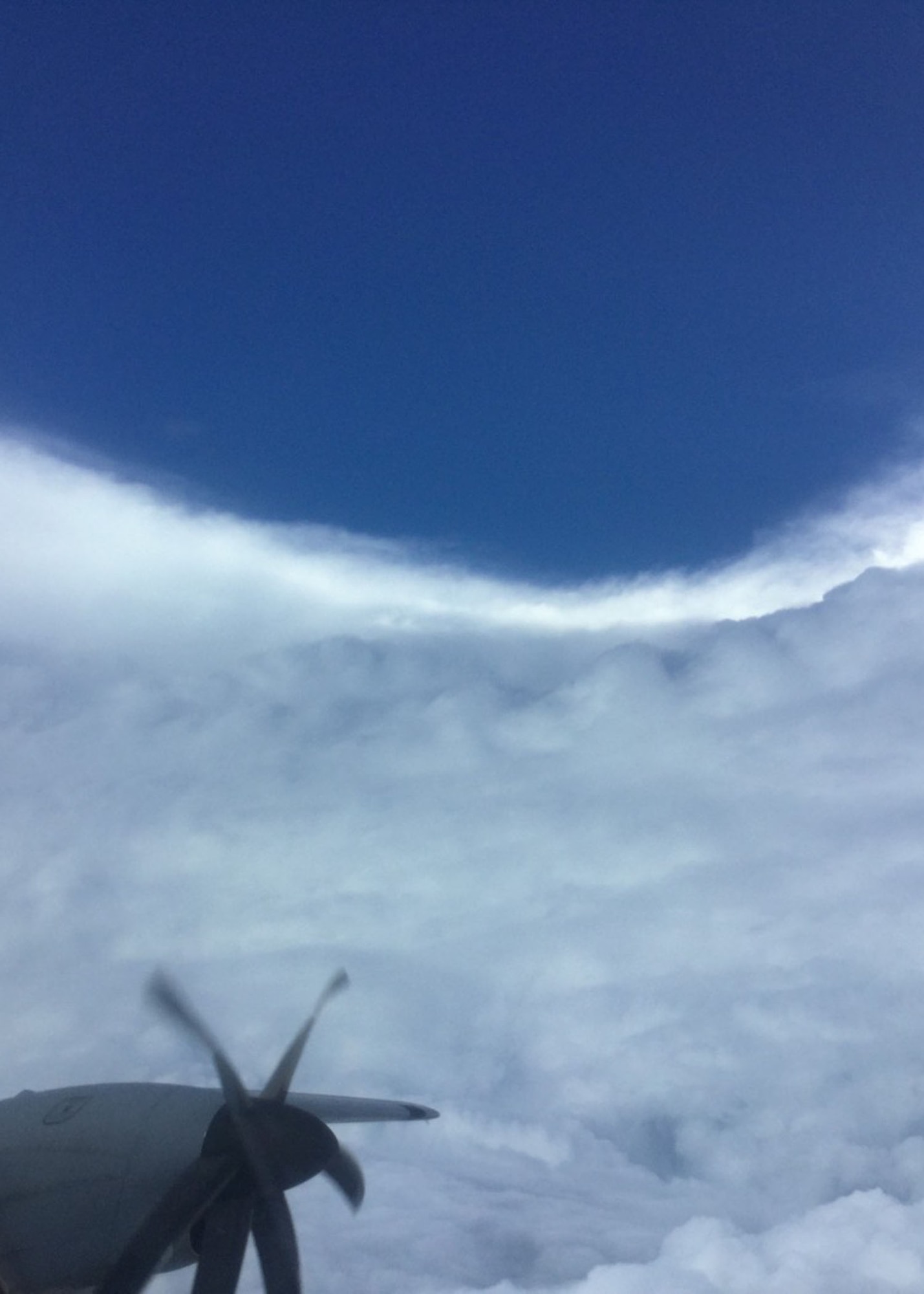 A 53rd Weather Reconnaissance Squadron aircrew, based out of Keesler Air Force Base, Mississippi, flew through the eye of Hurricane Lane this week. The Air Force Reserve Hurricane Hunters began flying into Hurricane Lane out of the Kalaeloa Airport Aug. 20, 2018, to collect weather data for the Central Pacific Hurricane Center to assist with their forecasts. Crews left Aug. 22, 2018, to move out of the path of the storm.