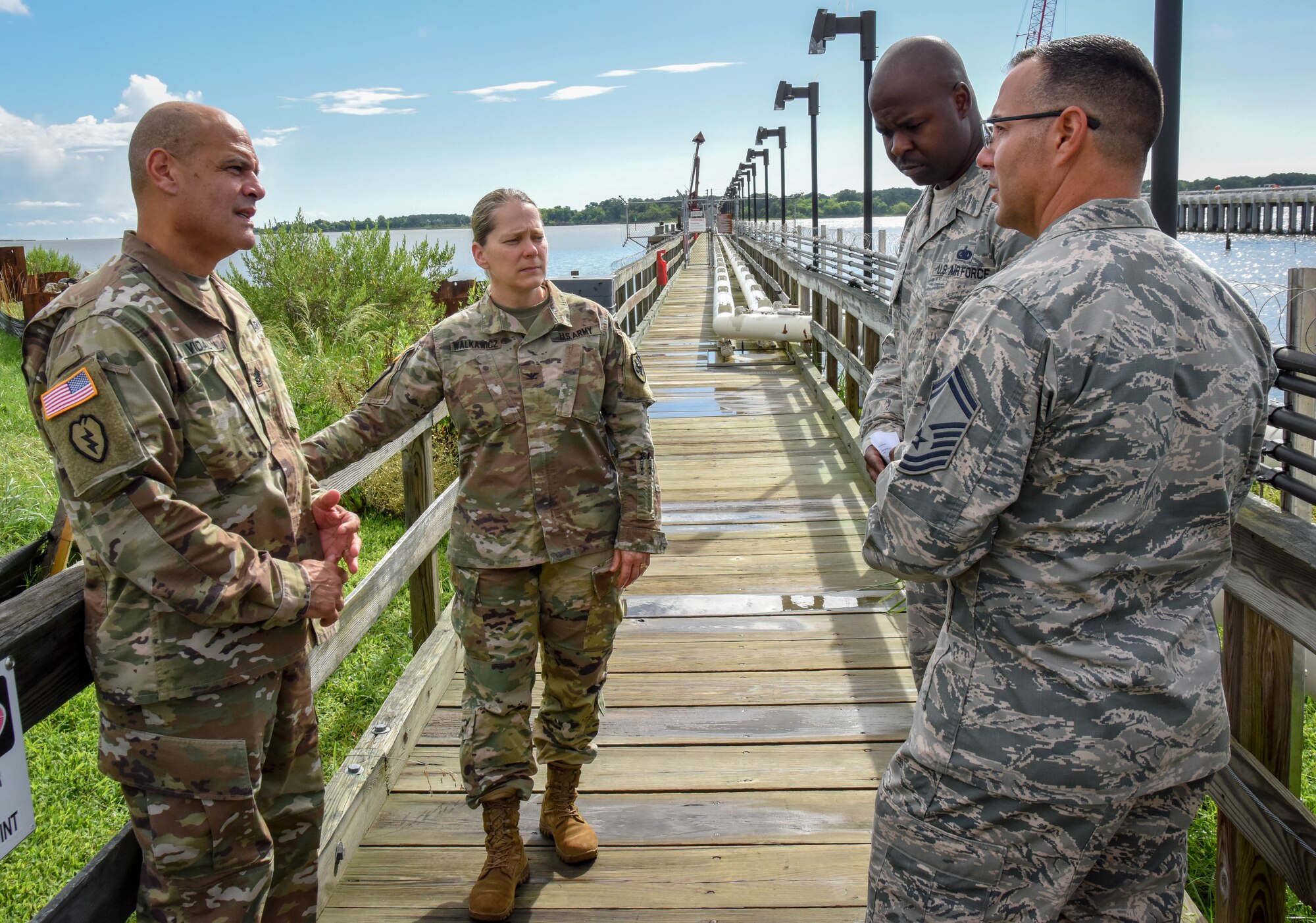 The 733rd Mission Support Group provides garrison support in crisis and emergency management, mail operations, installation and Rapid Port Opening Element support and exercise development to sustain 20,000 Army, Air Force and civilian personnel in accomplishing the Joint Base Langley-Eustis mission.