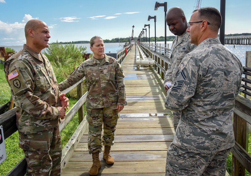 The 733rd Mission Support Group provides garrison support in crisis and emergency management, mail operations, installation and Rapid Port Opening Element support and exercise development to sustain 20,000 Army, Air Force and civilian personnel in accomplishing the Joint Base Langley-Eustis mission.