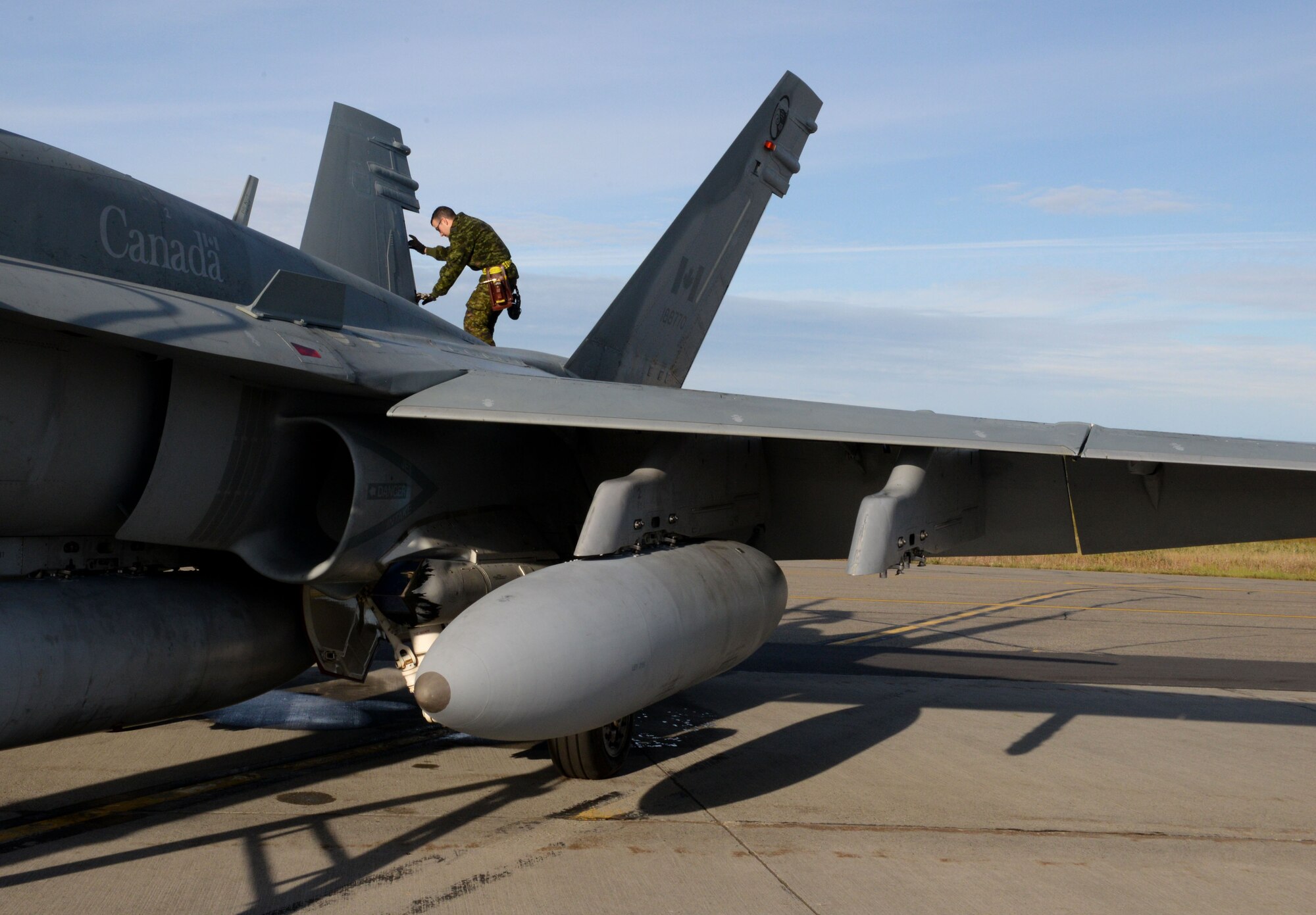 Royal Canadian Air Force trains with U.S. Forces