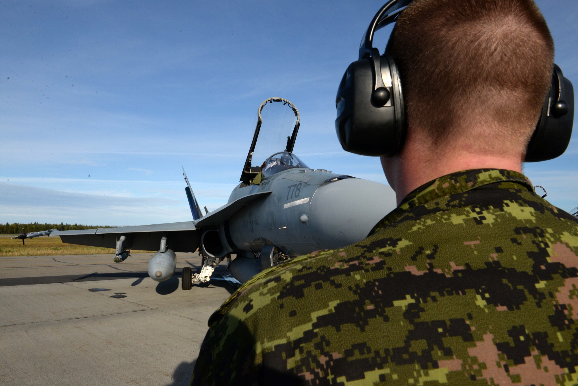 Royal Canadian Air Force trains with U.S. Forces