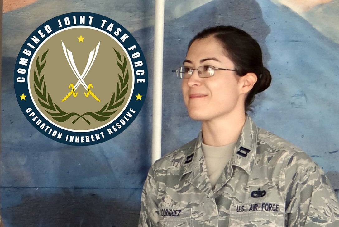 Air Force Capt. Cynthia Rodriguez received the Defense Logistics Agency Company Grade Officer of the Quarter