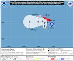 Hurricane Lane is forecast to continue inching northward into the area today, then gradually make a turn toward the west late tonight through Saturday, while passing near or just south of Oahu and Kauai.